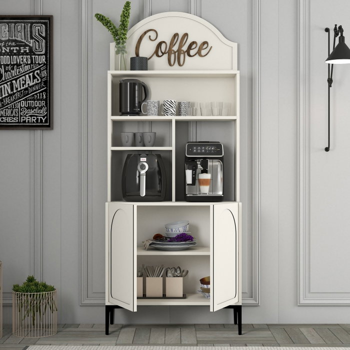Hanah Home Lyon 80 Crema y Negro Hanah Home Lyon 80 Crema y Negro